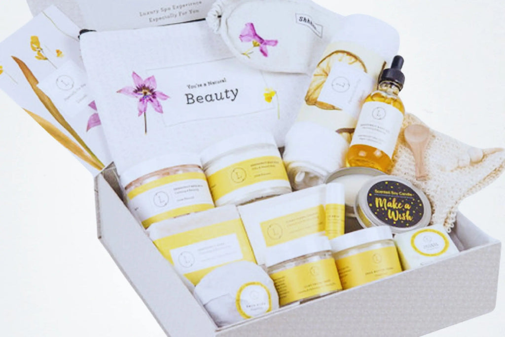 Cheer up Citrus Sunshine Gift Basket, Natural Care Package, Recovery Gift, New home gift, Attention Gift - Natural Beauty
