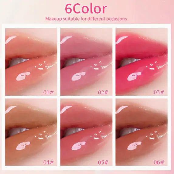 Metal-Tip Cooling Plumping Lip Gloss | Mirror-Shine Lip Serum with Hydrating, Fine-Line Smoothing & Volumizing Effect Flowpallet