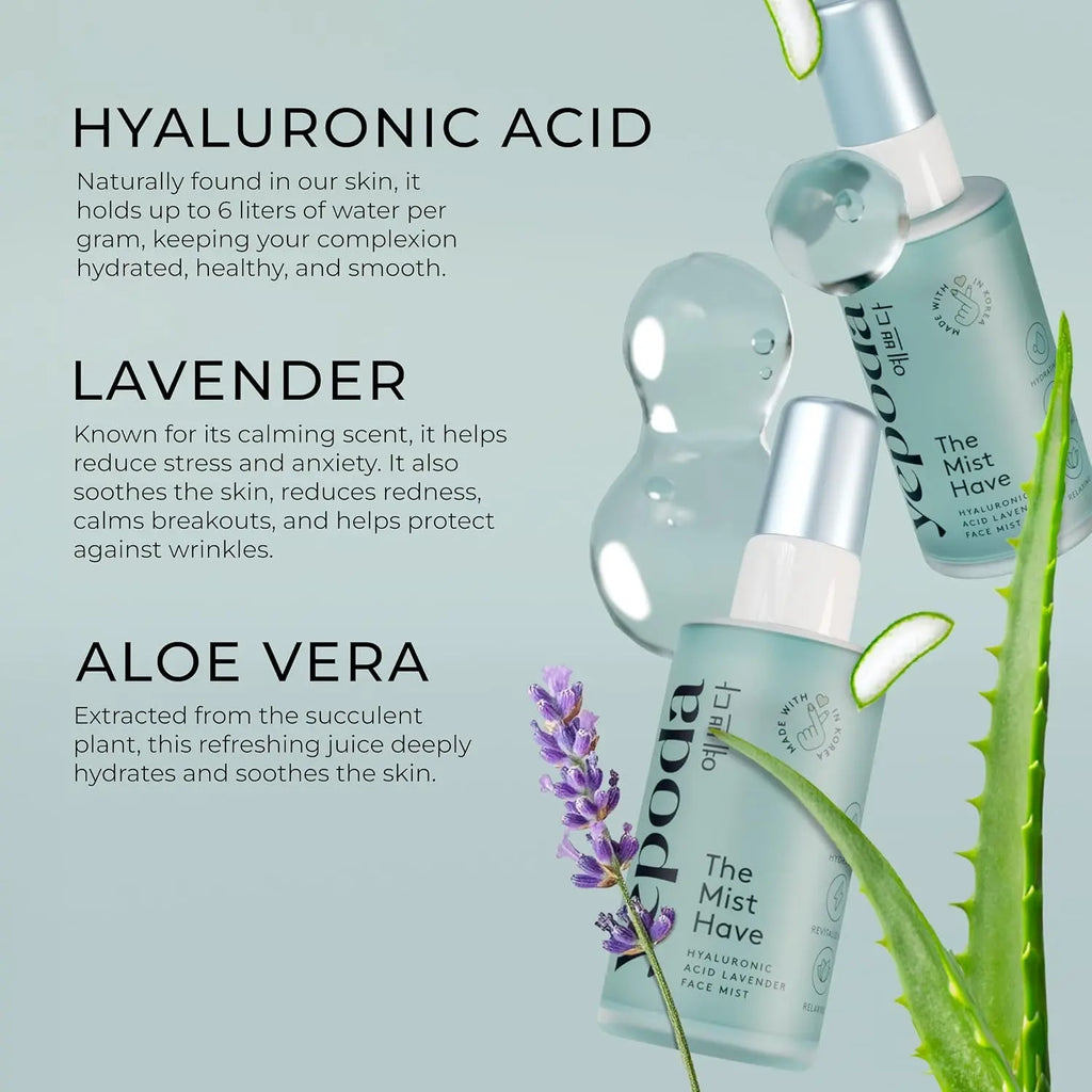 the Mist Have, Hydrating Toner Face Mist, Deeply Hydrates & Revitalizes the Skin, Vegan Korean Toner Mist for All Skin Types, 50 Ml