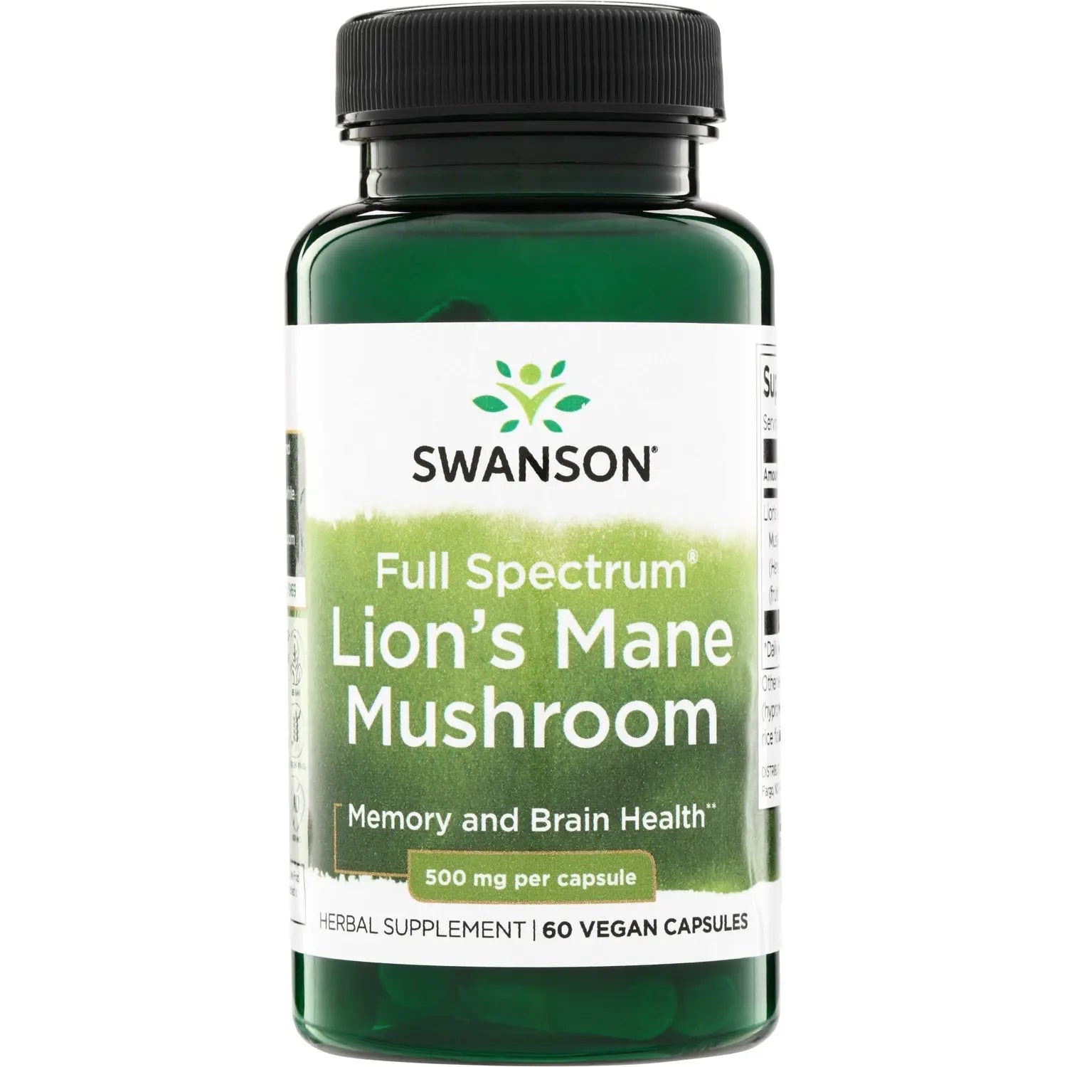 Full Spectrum Lion's Mane Mushroom Swanson Vitamins