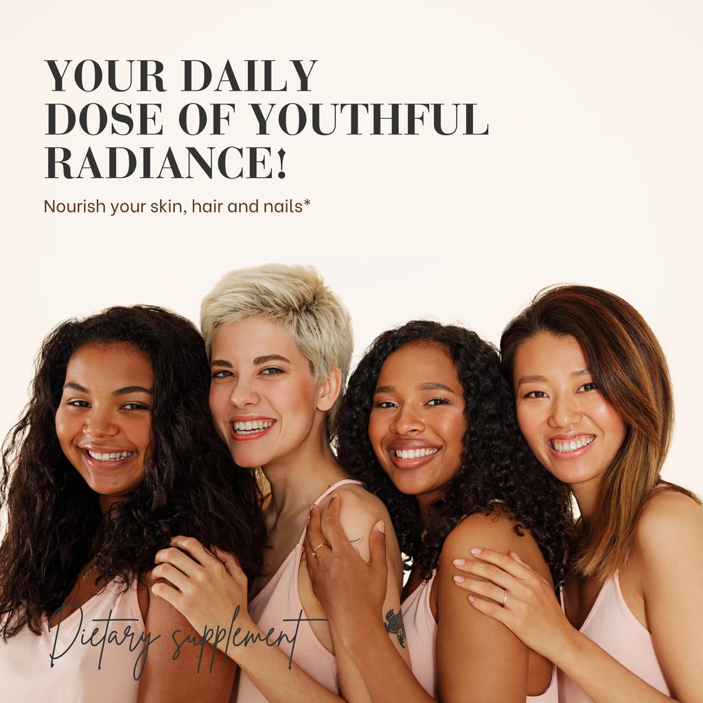 ASHWAGANDHA WITH BLACK PEPPER & COLLAGEN COMPLEX - Natural Beauty