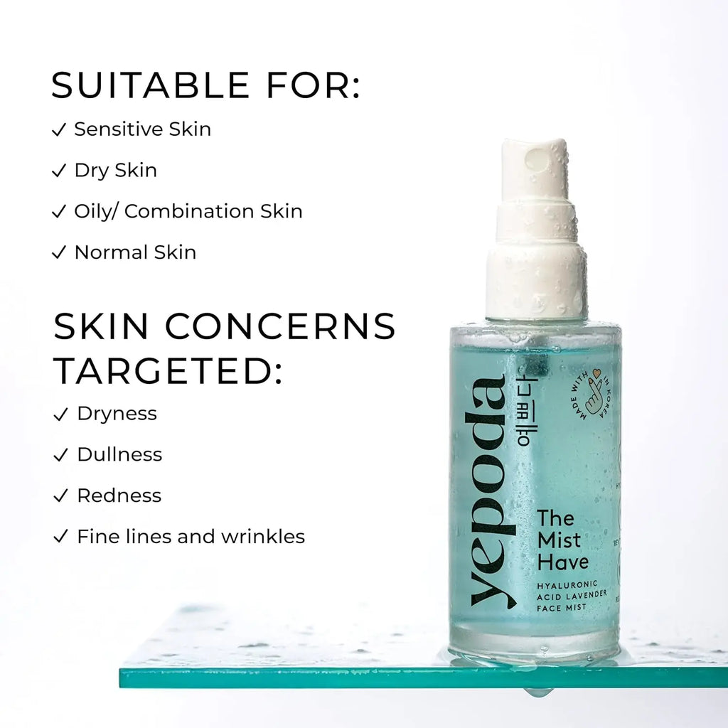 the Mist Have, Hydrating Toner Face Mist, Deeply Hydrates & Revitalizes the Skin, Vegan Korean Toner Mist for All Skin Types, 50 Ml