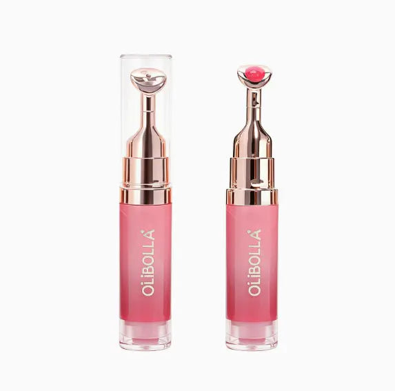 Metal-Tip Cooling Plumping Lip Gloss | Mirror-Shine Lip Serum with Hydrating, Fine-Line Smoothing & Volumizing Effect Flowpallet
