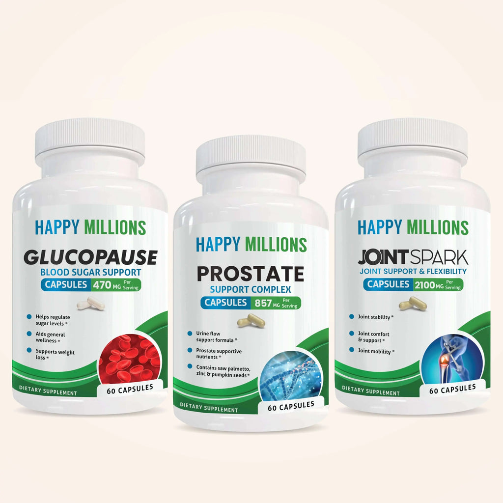 GLUCOPAUSE & PROSTATE & JOINTSPARK - Natural Beauty