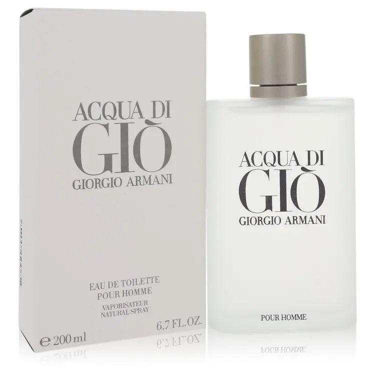 Acqua Di Gio by Giorgio Armani Eau De Toilette Spray 6.7 oz for Men Avera Group