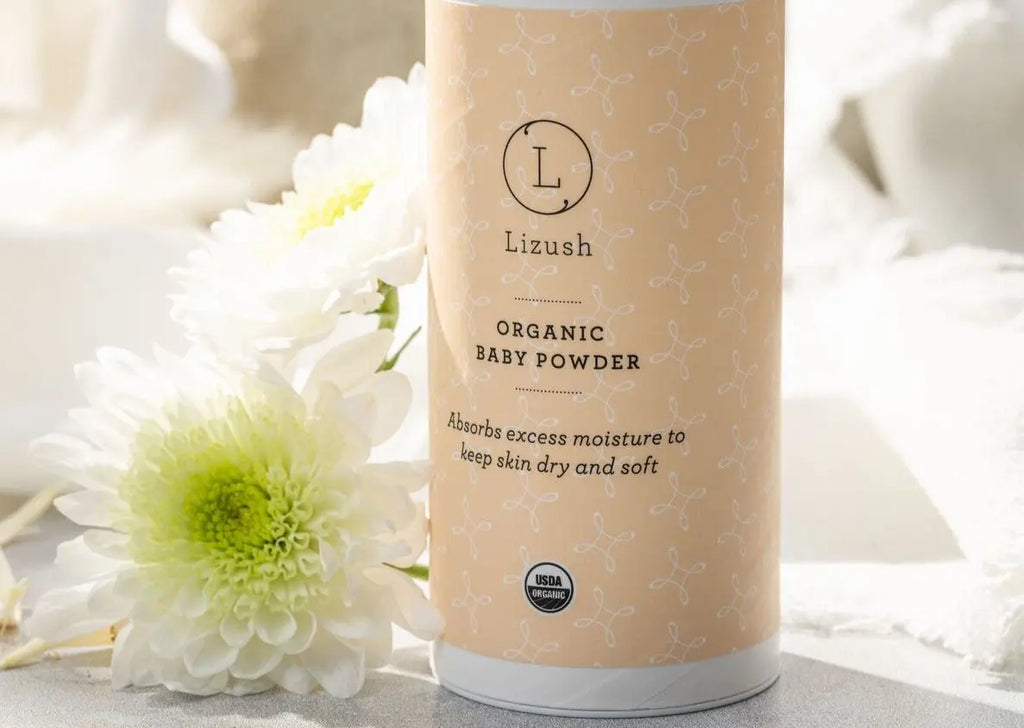 Organic Baby Powder – Talc-Free USDA Certified, Set of 2 - Natural Beauty