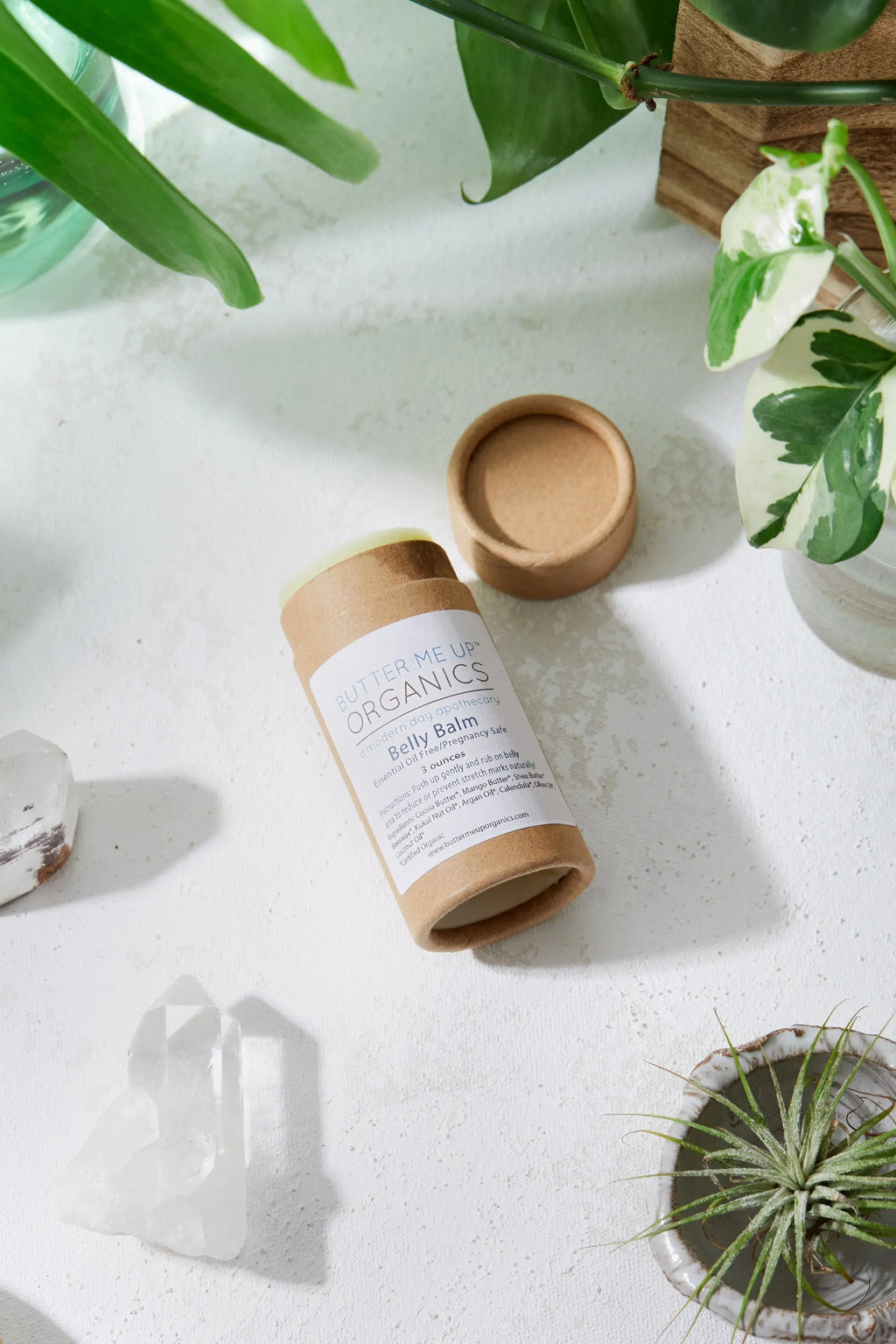 Belly Balm / Organic Pregnancy Balm / Strech Mark Balm White Smokey
