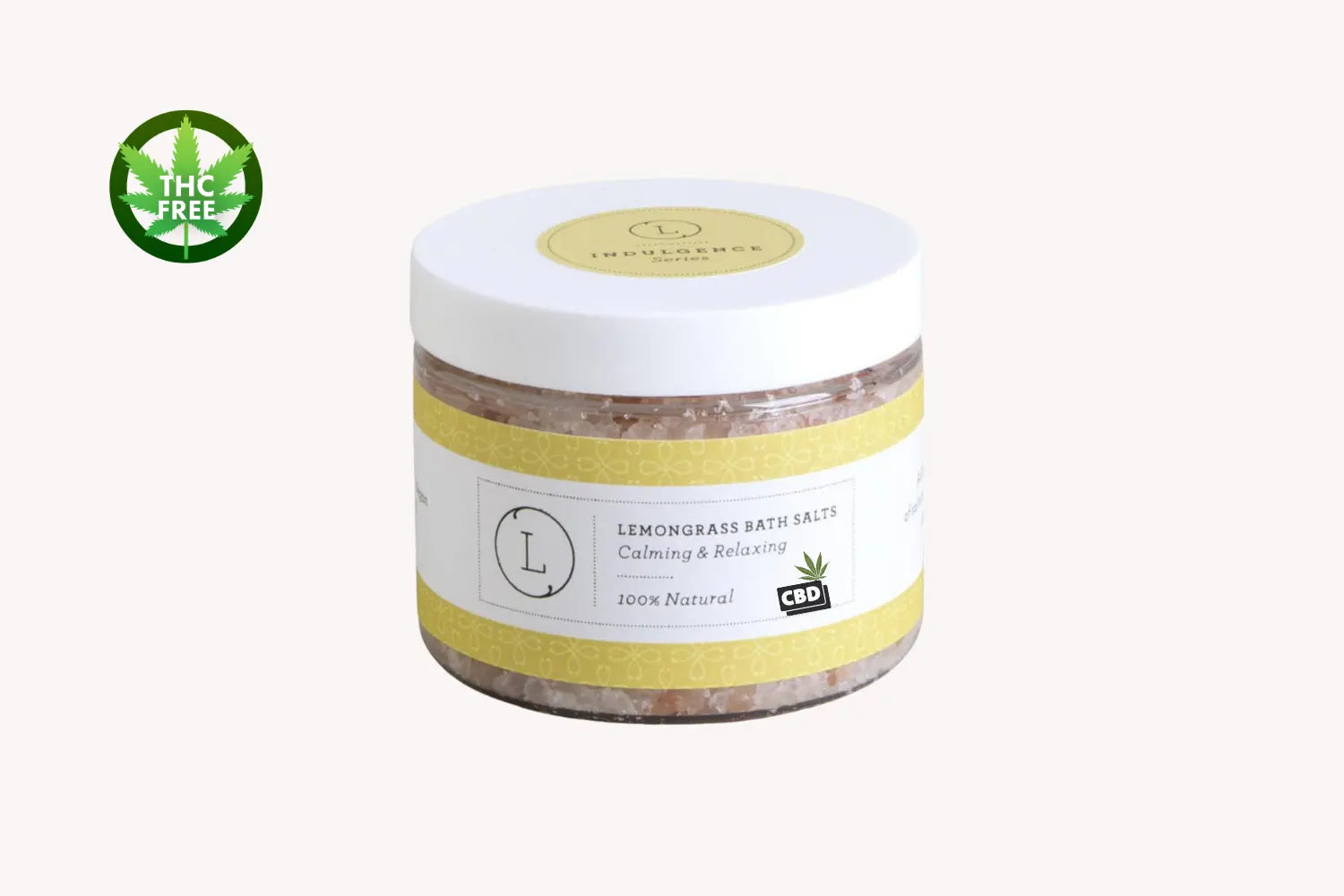 CBD Grapefruit Natural Bath Salt Soak with CBD. Made with Dead sea, Epsom and Himalayan salts (THC free) - Natural Beauty