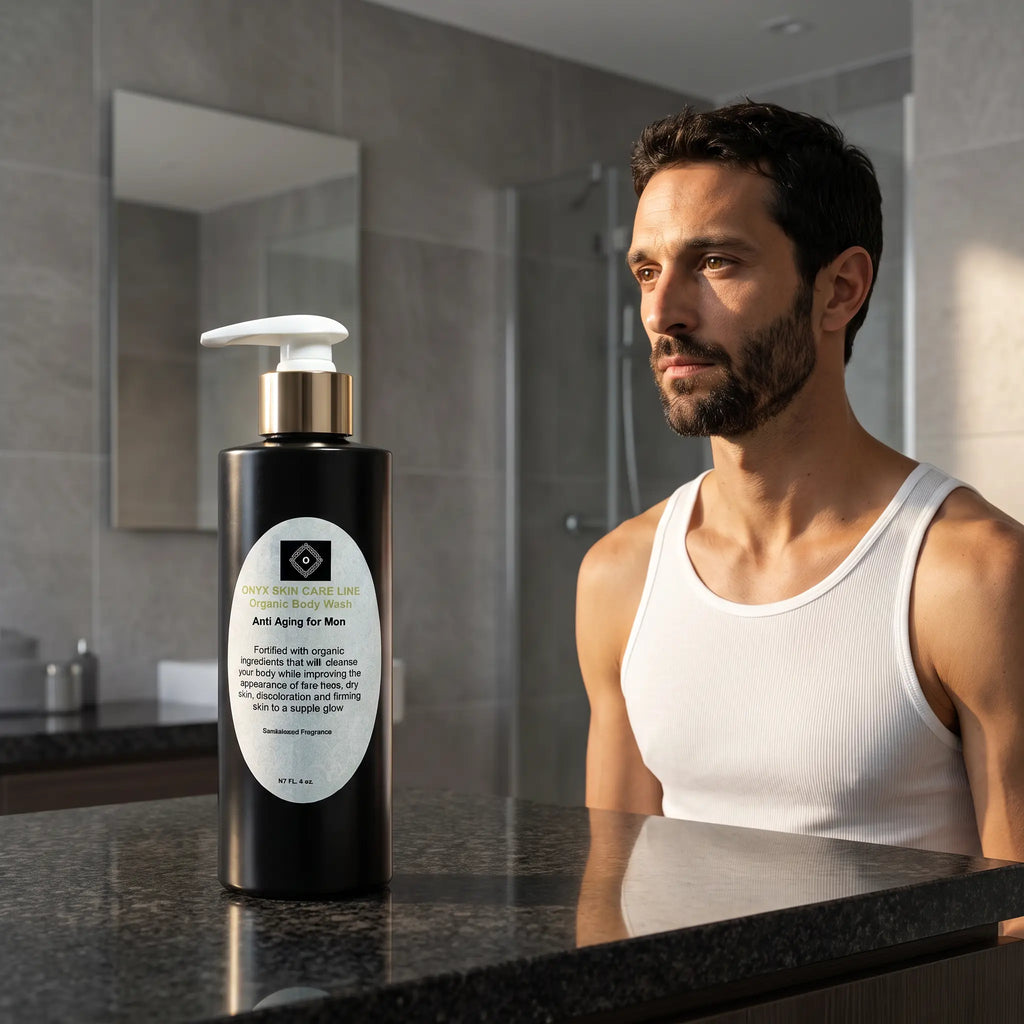 Organic Anti-Aging Body Wash - For MEN - Six Fragrances - Natural Beauty