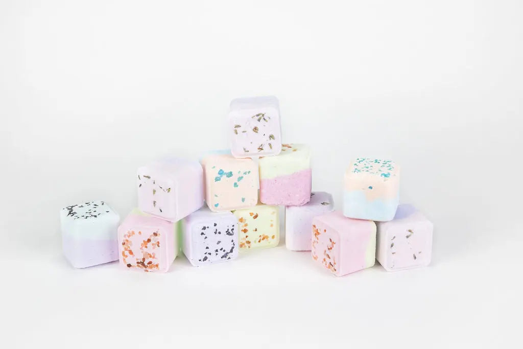 Mixed scents Shower Steamers Gift Set - 5 Big Fizzies, Cheer Up Package - Natural Beauty