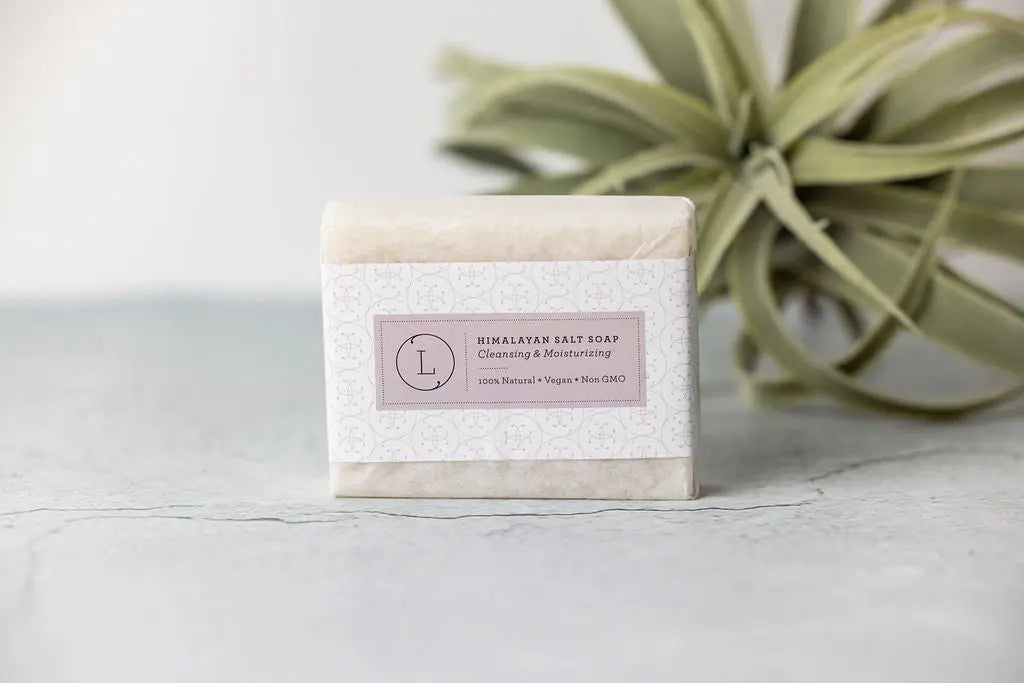 Himalayan Salt Soap Bars – Natural Unscented Vegan Set of 2 - Natural Beauty