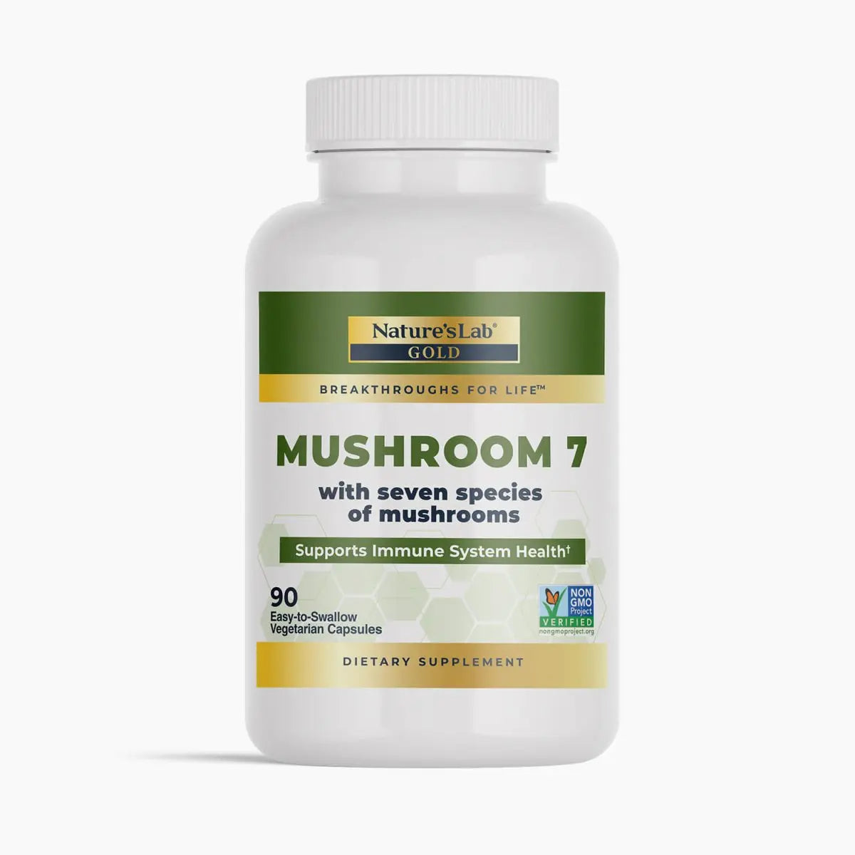 Nature's Lab Gold Mushroom 7 - 90 Capsules Nature's Lab