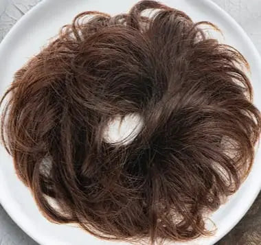 Donut Scrunchie Hair Extension – Real Hair Bun Maker for Instant Volume & Natural Look Hair Extensions Luxe