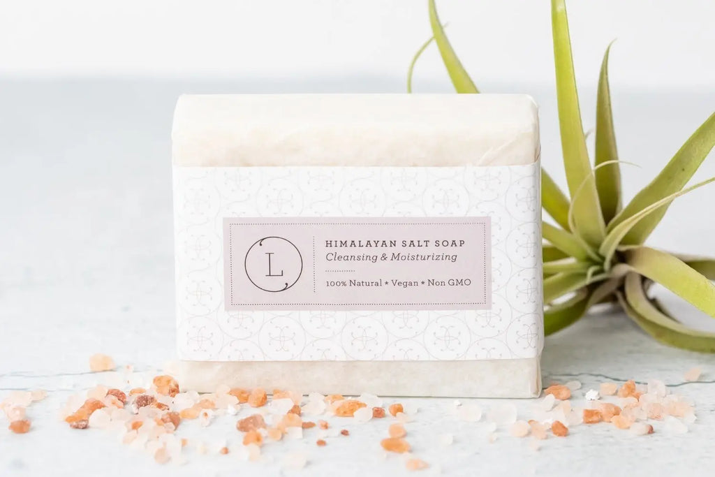 Himalayan Salt Soap Bars – Natural Unscented Vegan Set of 2 - Natural Beauty