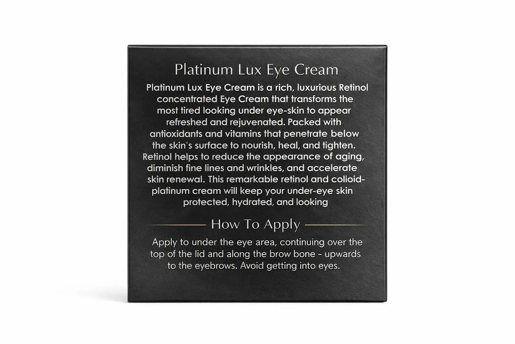 Platinum Lux Eye Cream - Natural Beauty