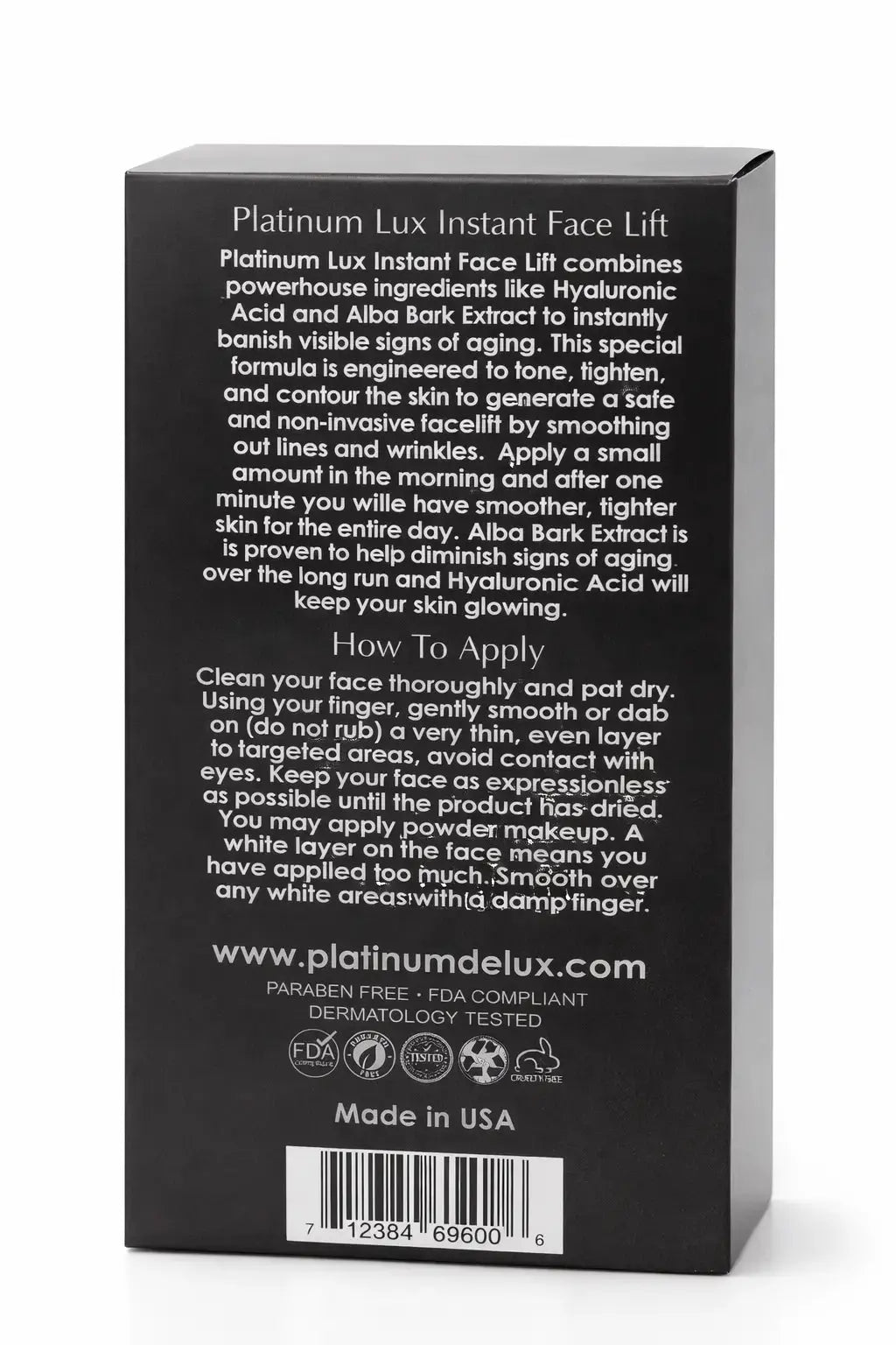 Platinum Lux Instant Face Lift - Natural Beauty