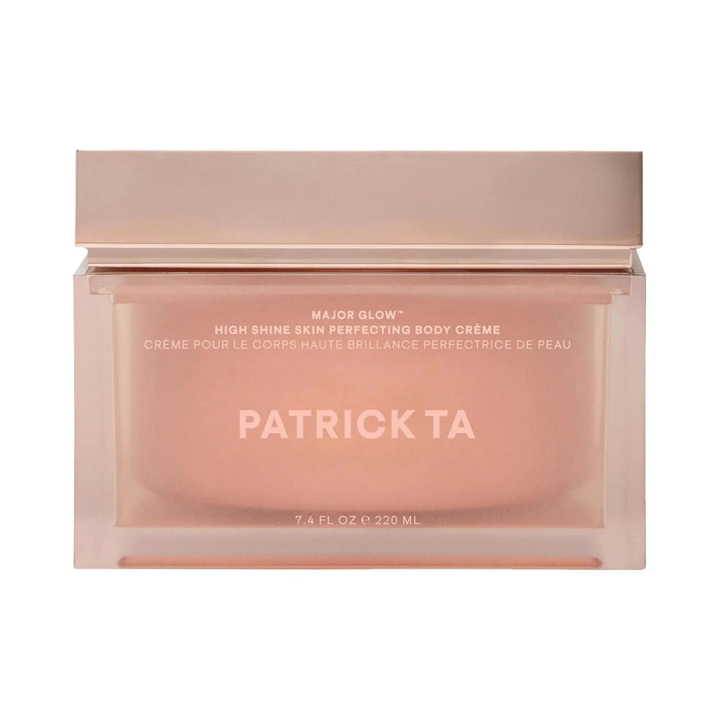 Patrick TA Major Glow High Shine Skin Perfecting Body Cr�me: Intense Hydration, Radiant Glow, Vegan & Cruelty-Free Body Skincare Beauty Care Bag