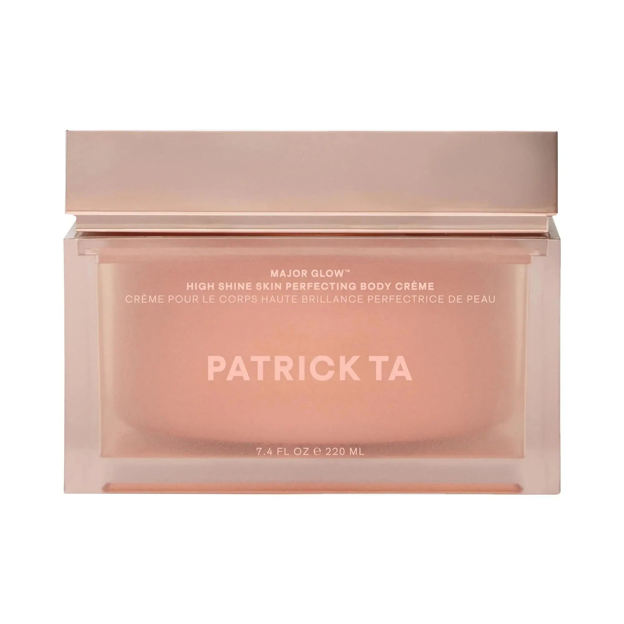 Patrick TA Major Glow High Shine Skin Perfecting Body Cr�me: Intense Hydration, Radiant Glow, Vegan & Cruelty-Free Body Skincare Beauty Care Bag