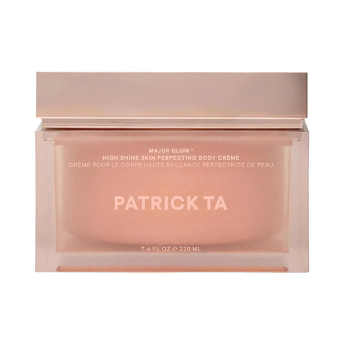 Patrick TA Major Glow High Shine Skin Perfecting Body Cr�me: Intense Hydration, Radiant Glow, Vegan & Cruelty-Free Body Skincare Beauty Care Bag