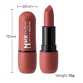 6-Color Matte Lipstick: Velvet Lip Color, Smooth, Waterproof, Long-Lasting Color Lip Makeup - Natural Beauty
