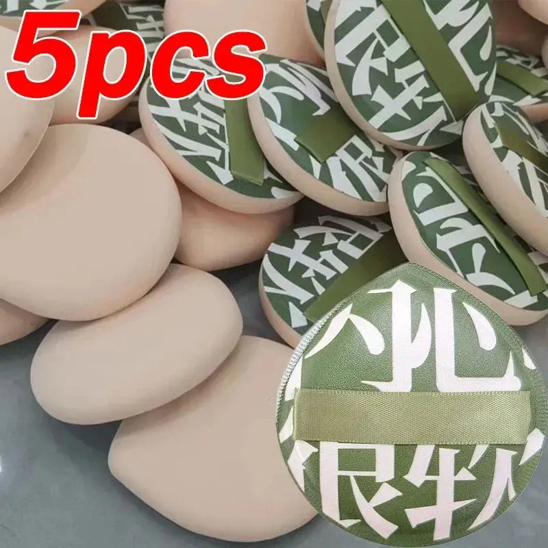 Super Thick Cosmetics Puff Large Size Concealer Foundation Sponge Cushions Wet Dry Use Face Beauty Makeup Puffs Tools XL - Natural Beauty