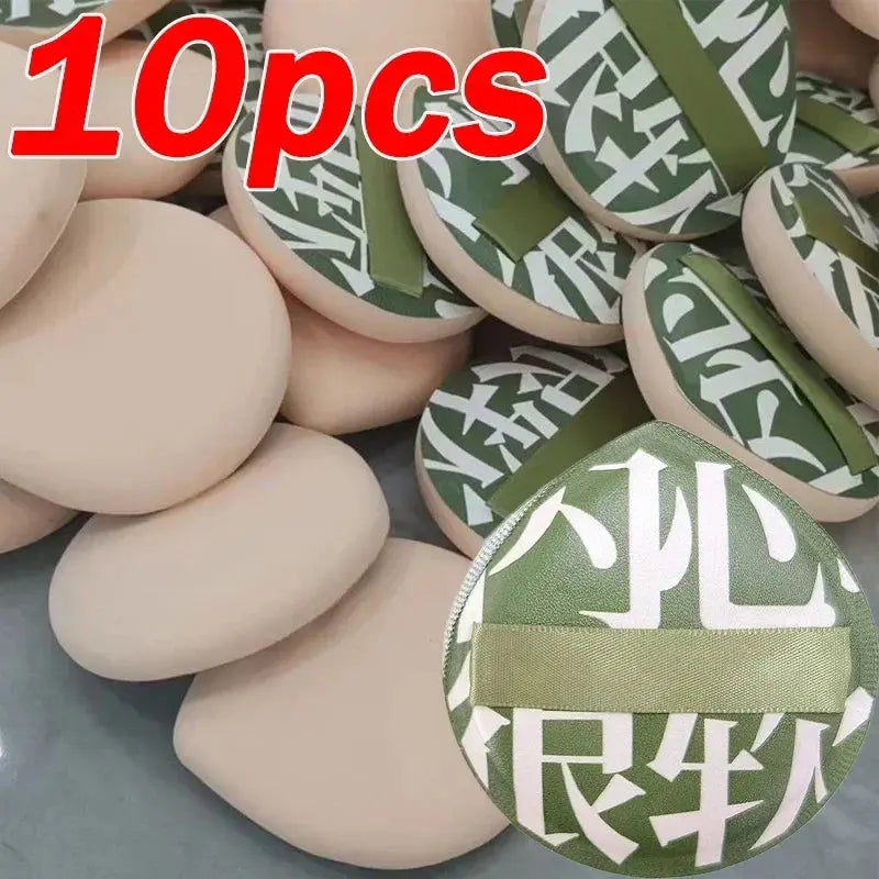 Super Thick Cosmetics Puff Large Size Concealer Foundation Sponge Cushions Wet Dry Use Face Beauty Makeup Puffs Tools XL - Natural Beauty