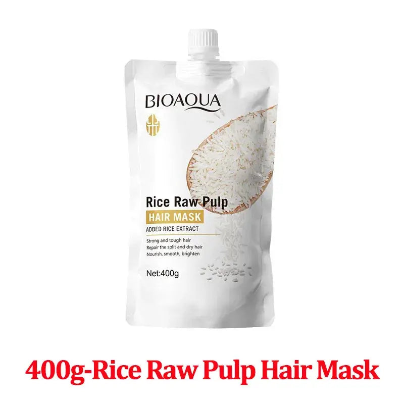 10/30/50/100/400g Magical Keratin Hair Mask 5 Seconds Repair Damaged Frizzy Hair Soft Smooth Shiny Rice Moisturizing Hair Care - Natural Beauty