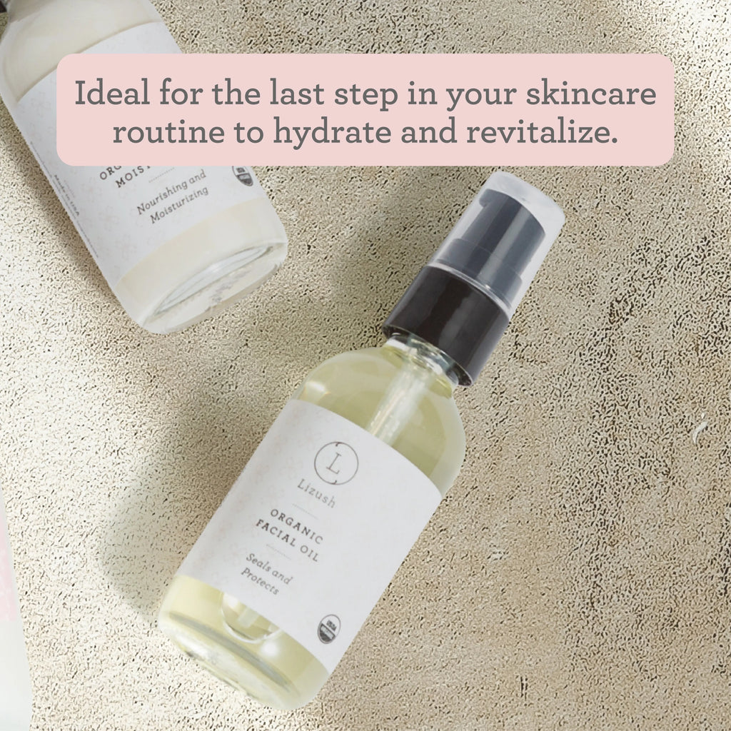 ORGANIC FACIAL OIL Seals and Protects - Natural Beauty