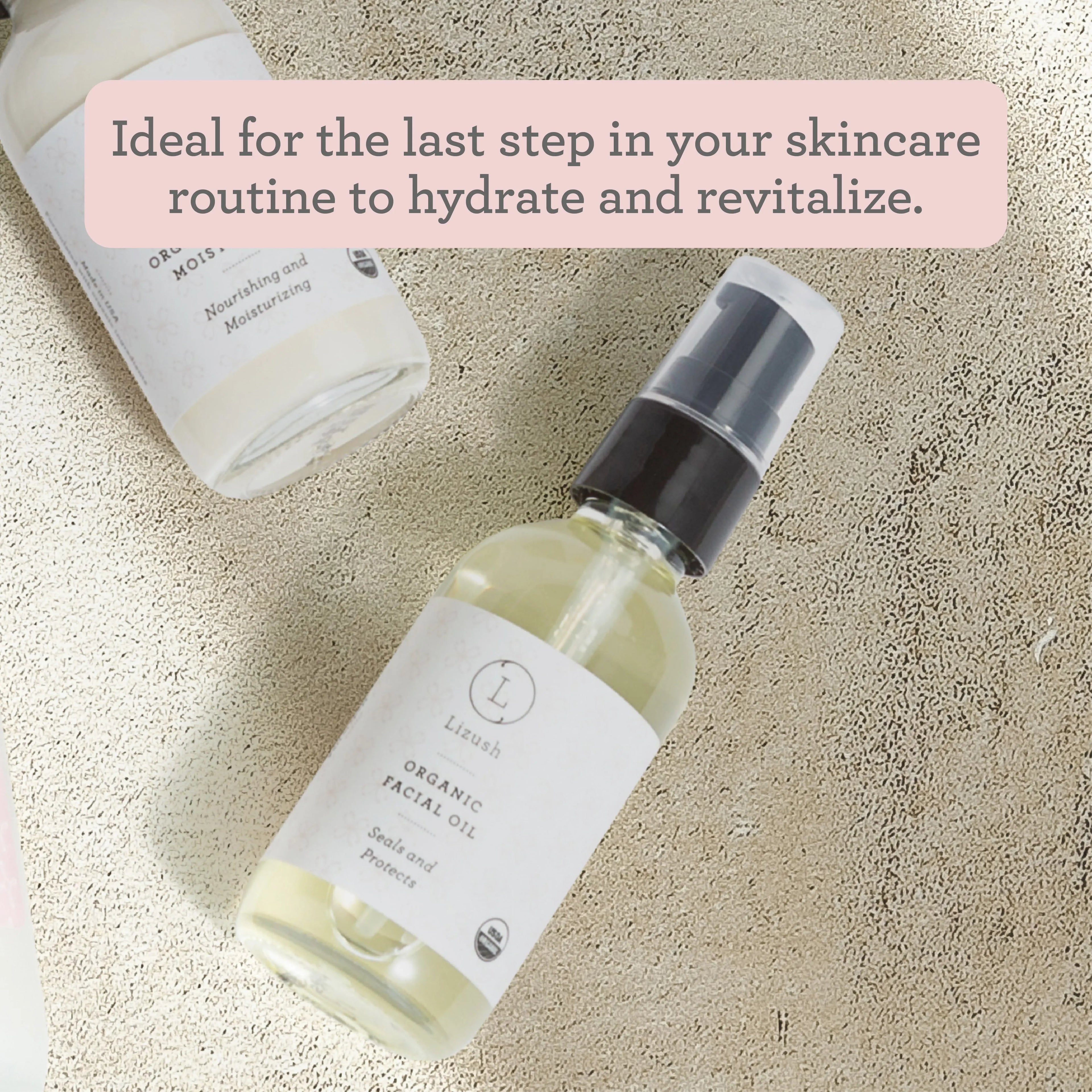 ORGANIC FACIAL OIL Seals and Protects - Natural Beauty