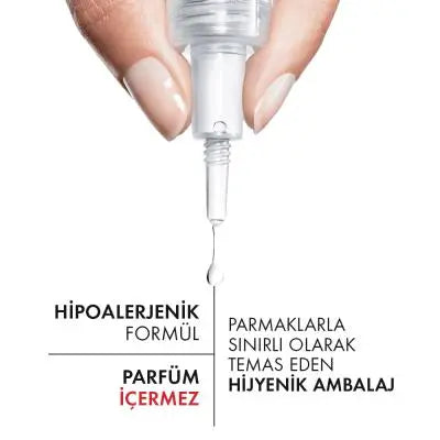 Vichy LiftActiv Supreme H.A. Epidermic Filler: Advanced Anti-Wrinkle Face & Eye Serum - Deeply Hydrating, Reduces Fine Lines, Hypoallergenic, 1.01 fl oz Beauty Care Bag