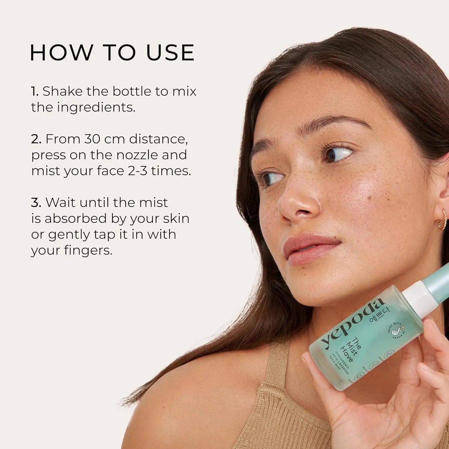 the Mist Have, Hydrating Toner Face Mist, Deeply Hydrates & Revitalizes the Skin, Vegan Korean Toner Mist for All Skin Types, 50 Ml