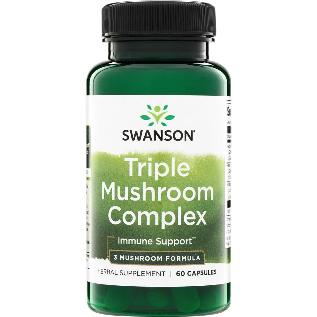 Triple Mushroom Complex - 3 Mushroom Formula Swanson Vitamins