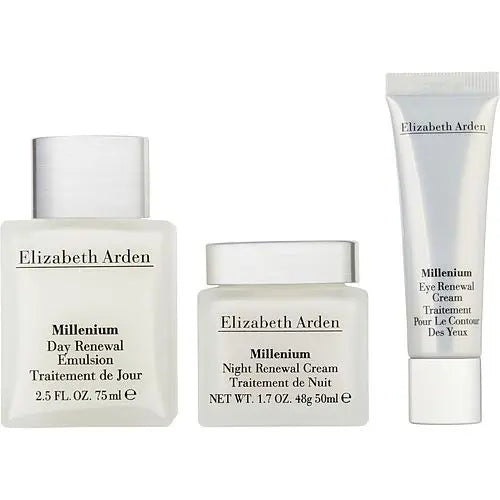 ELIZABETH ARDEN by Elizabeth Arden Millenium Set: Day Renewal Emulsion + Night Renewal Cream + Eye Renewal Cream --3pcs EasyOptionXY