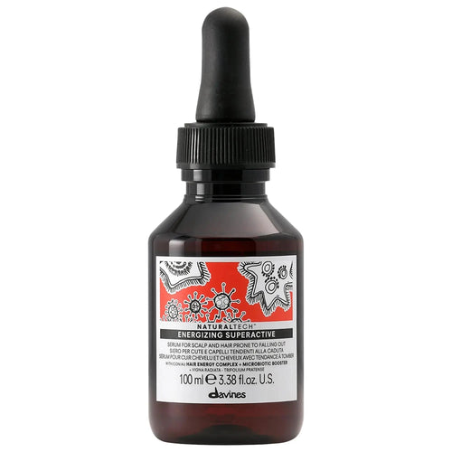 Energizing Anytime Scalp Serum: Thicker Hair & Hair Loss Prevention Ð Vegan Hair Growth Serum with Hair Energy Complex, Mung Bean & Crimson Clover Beauty Care Bag