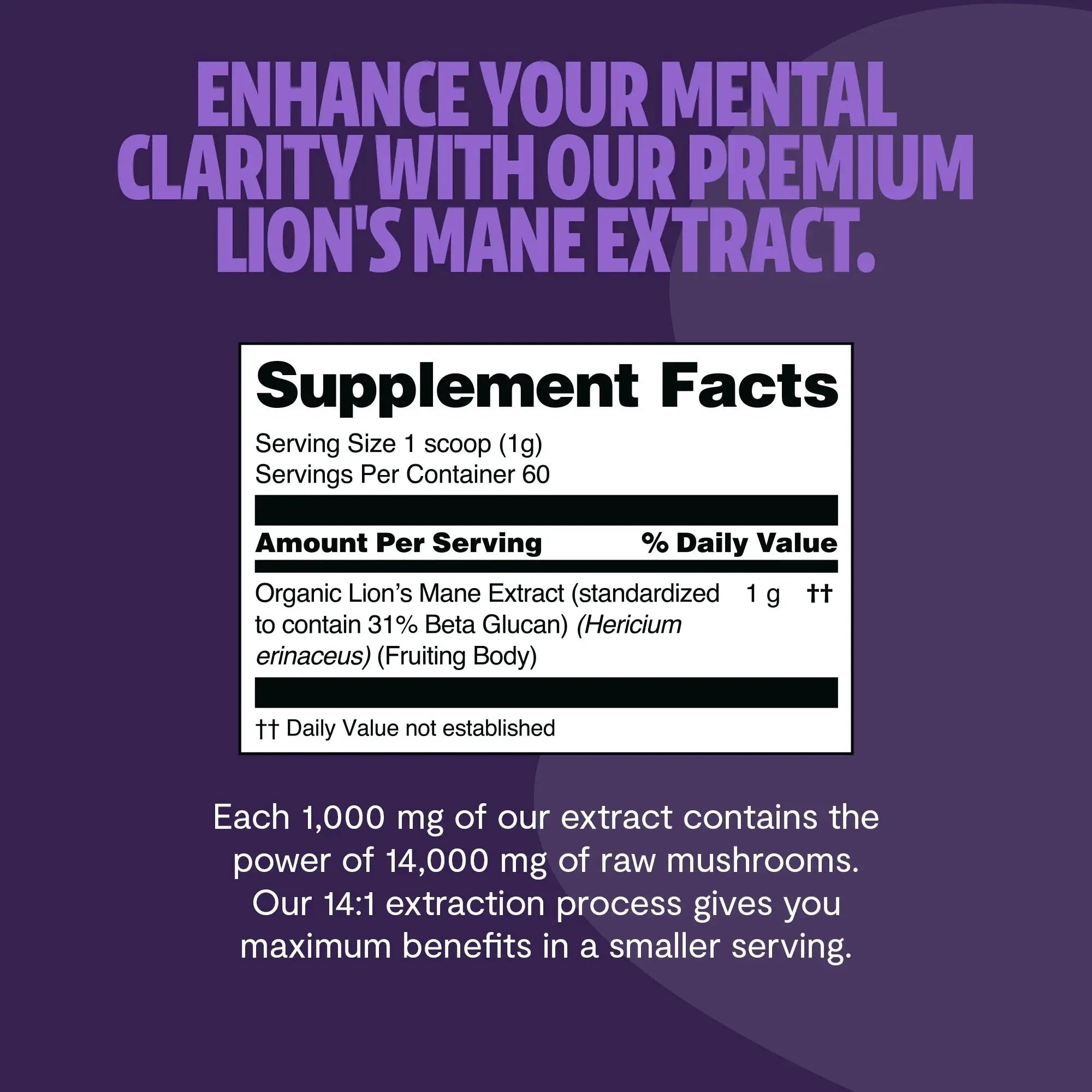 Organic Lion’s Mane Mushroom Powder FreshCap Mushrooms