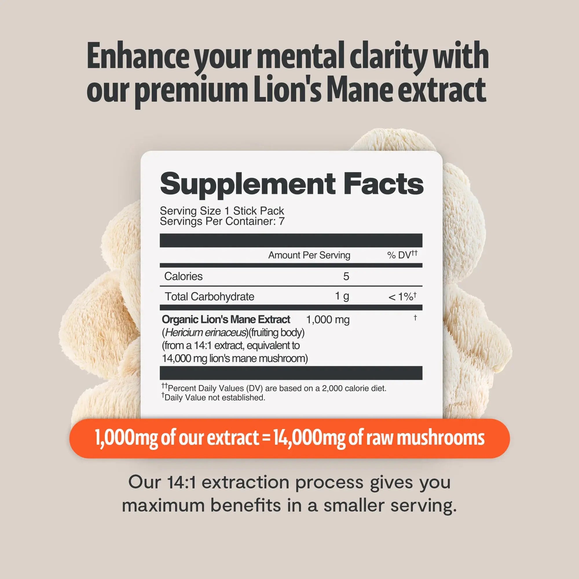 Organic Lion’s Mane Mushroom Powder FreshCap Mushrooms