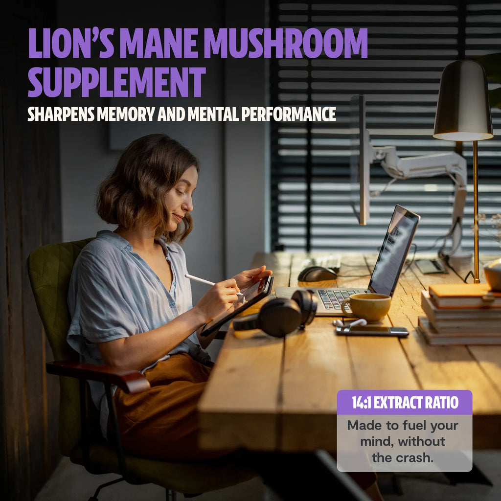 Organic Lion’s Mane Mushroom Powder FreshCap Mushrooms