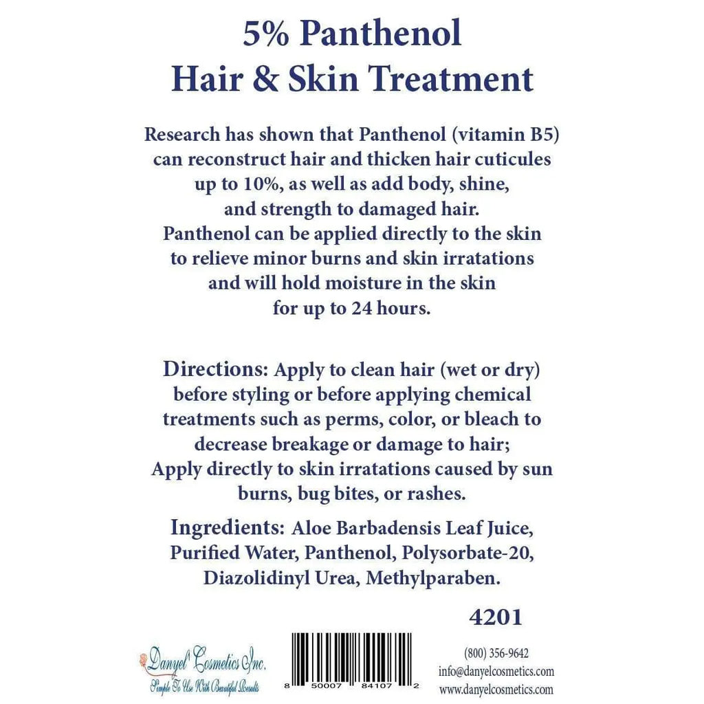 5% Panthenol Hair & Skin Treatment - 8oz - Natural Beauty