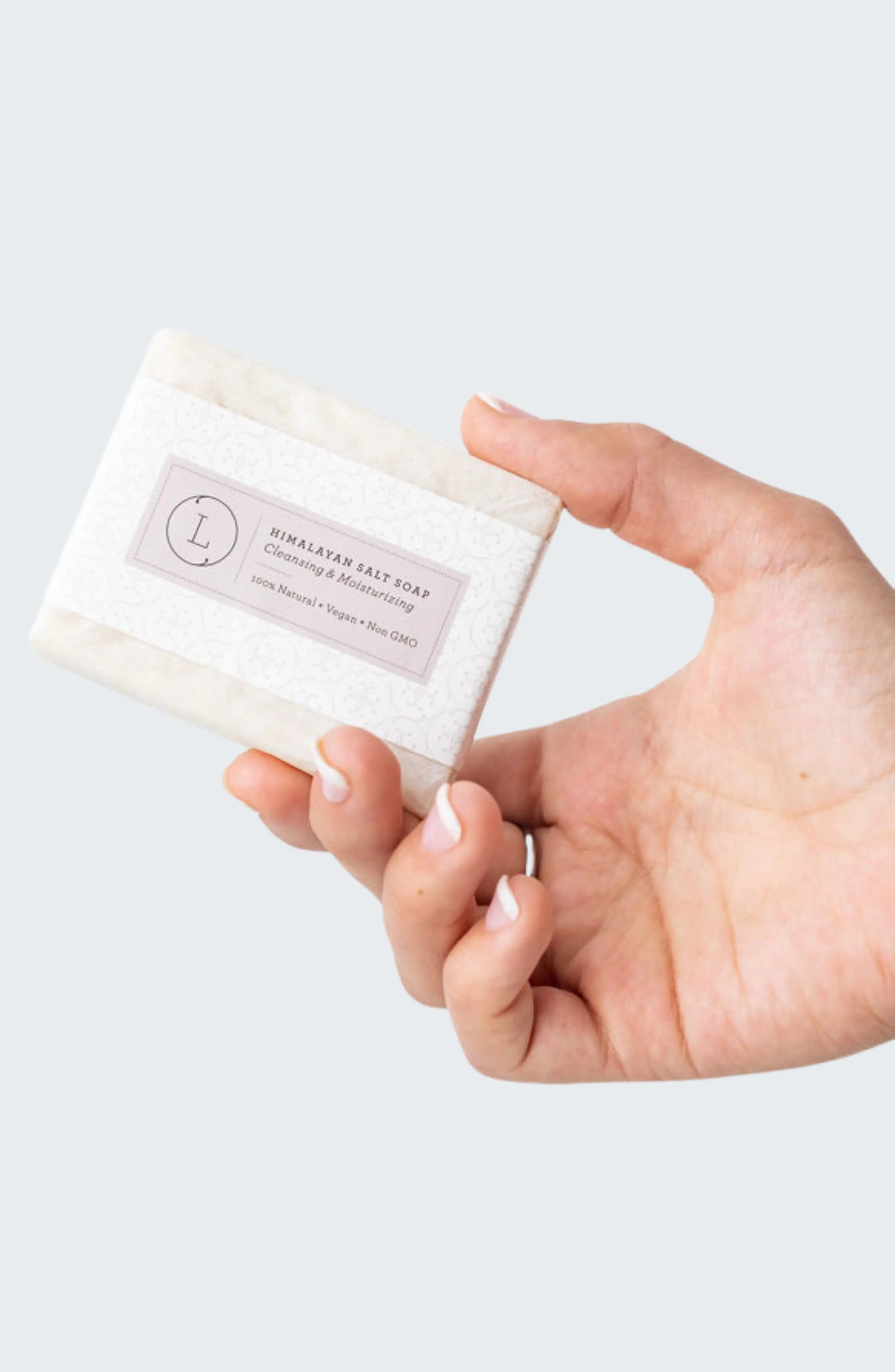 Himalayan Salt Soap Bars – Natural Unscented Vegan Set of 2 - Natural Beauty