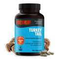 Organic Turkey Tail Mushroom Capsules FreshCap Mushrooms