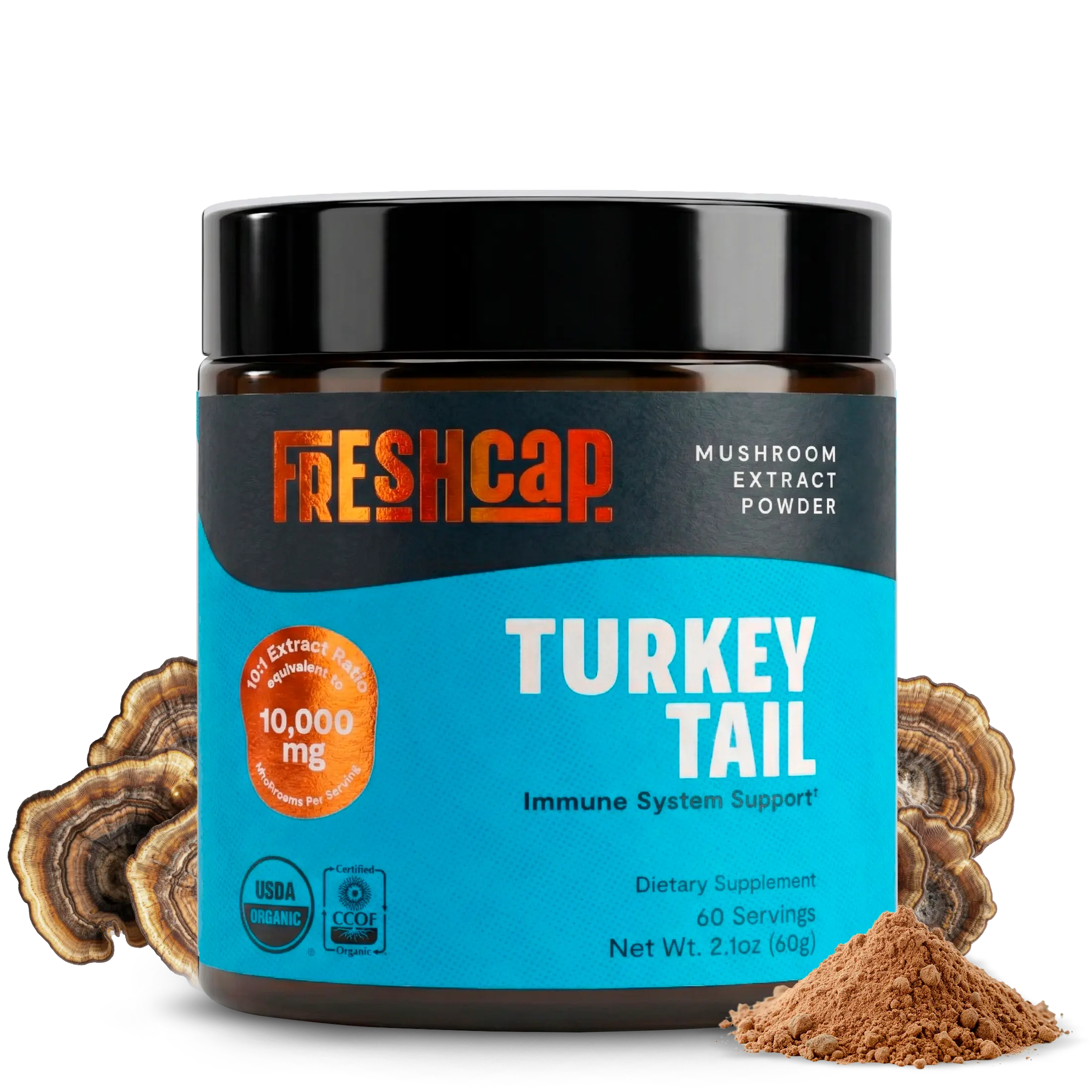 Organic Turkey Tail Mushroom Powder FreshCap Mushrooms